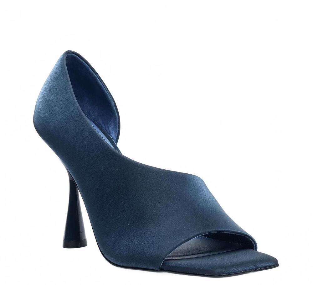 NEW CECELIA NEW YORK women's carry heels in blue satin